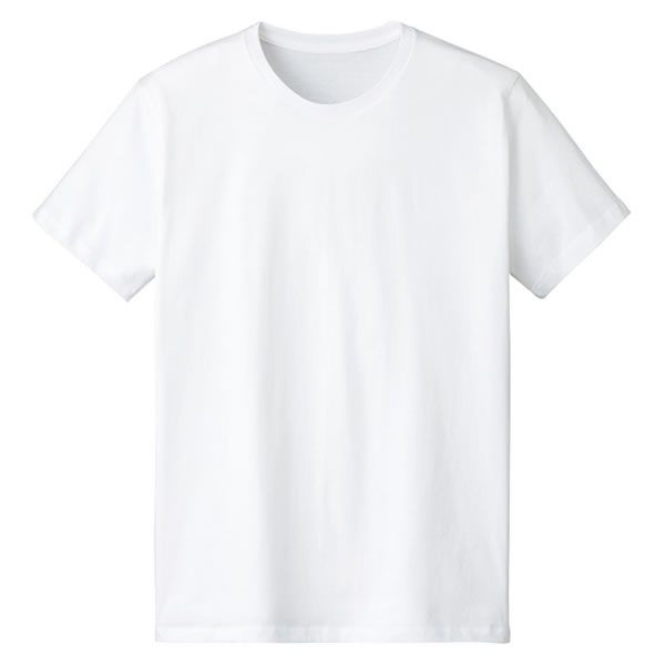 黒白無地Tシャツ:ホワイト:M