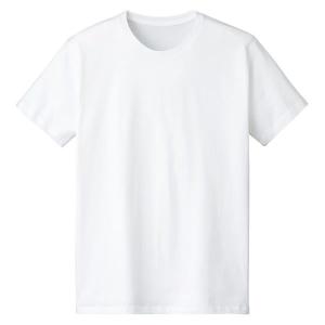 黒白無地Tシャツ:ホワイト:L