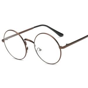 ラウンドクリアグラス:ブラック:フリー